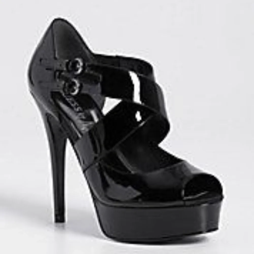 NEW GUESS BY MARCIANO BLACK MAVA SHOES SZ 9.5